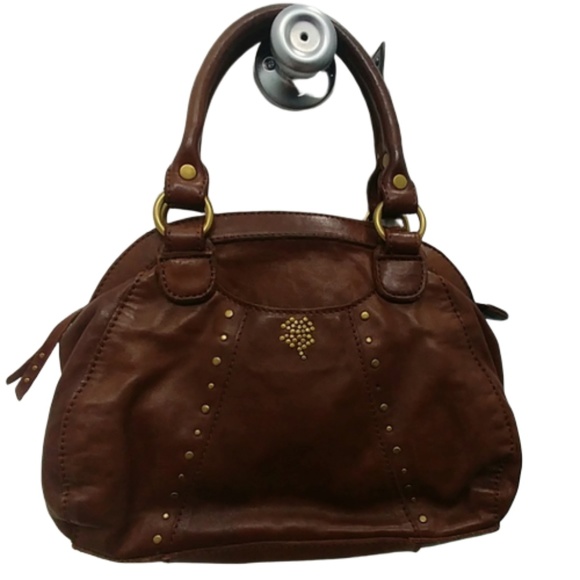 Lucky Brown Leather Shoulder Bag - Picture 1 of 10